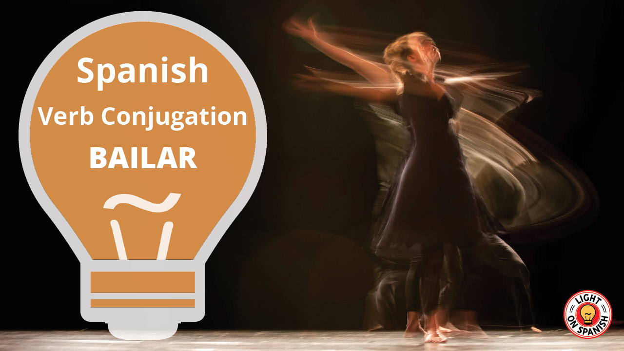 Learn the Conjugation of Spanish Verb BAILAR fast.